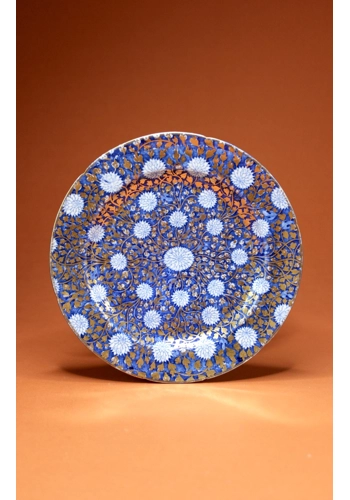 Coalport Dahlia Pattern Plate c.1800