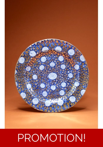 Coalport Dahlia Pattern Plate c.1800
