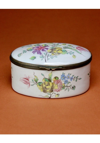 French Faience Box