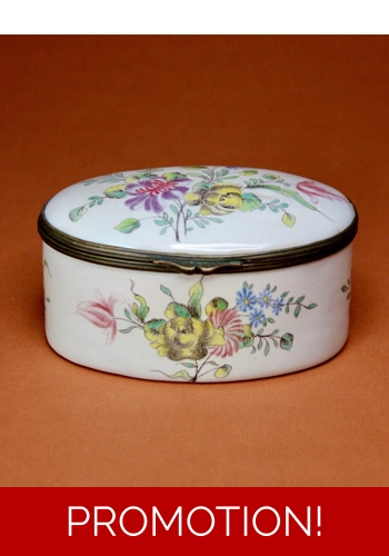 French Faience Box