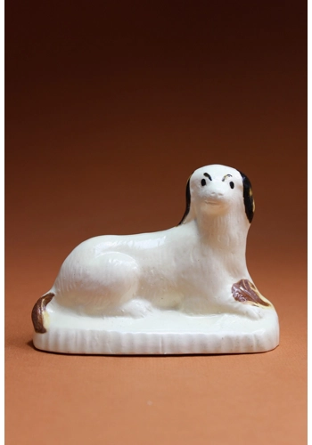 Creamware Spaniel Probably Bovey Tracey c. 1790