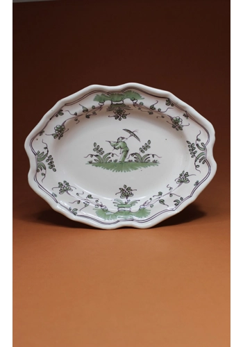 French Faience Dish Possibly Moustiers c.1800