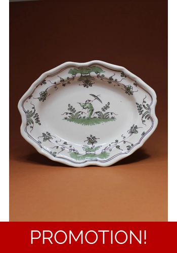 French Faience Dish Possibly Moustiers c.1800