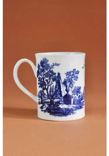 SOLD Very Rare 'Obelisk & Vase' Pattern Worcester Cup