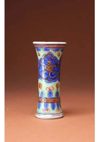 Kangxi Miniature Vase Clobbered in England