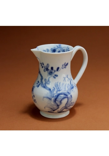 SOLD   Early Worcester Prunus Root pattern Jug 1754