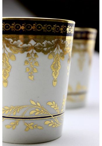 Flight Worcester Lemonade Beakers 1783-92