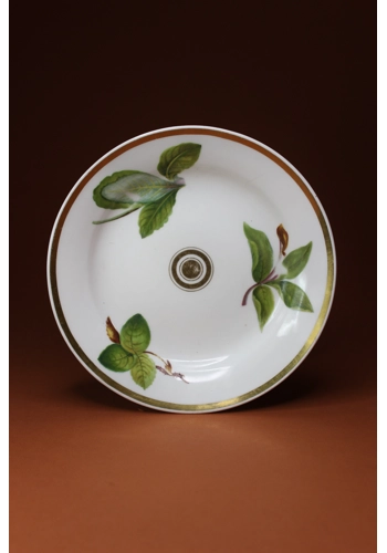 Swansea Side Plate with Uncommon Pattern of Leaves