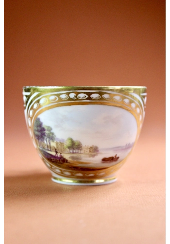 A very rare Zachariah Boreman decorated Paris porcelain teacup