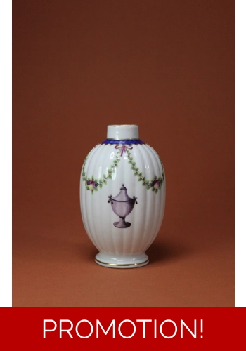 Rare Worcester Tea Caddy c.1770