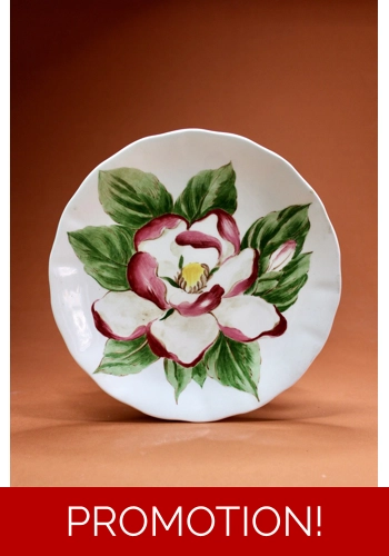 Clarice Cliff Jersey Lily (Magnolia) Plate