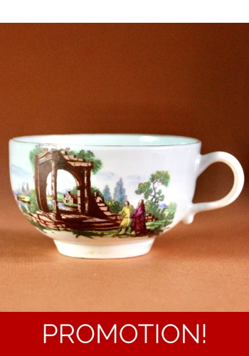 James Giles Decorated Worcester Cup c.1765-70