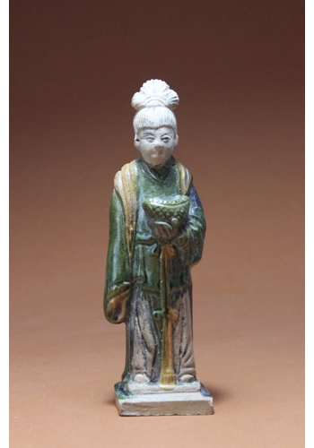 Ming Dynasty Sancai Funerary Attendant Figure