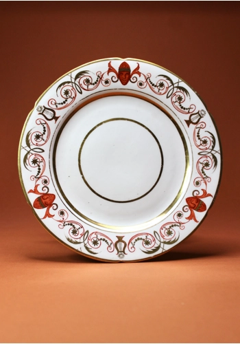 Coalport Plate Early 19th Century Possibly Baxter Workshop