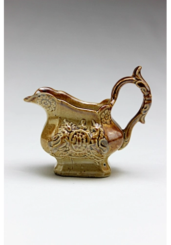 SOLD  Brampton Derbyshire salt glazed stoneware jug, circa 1840