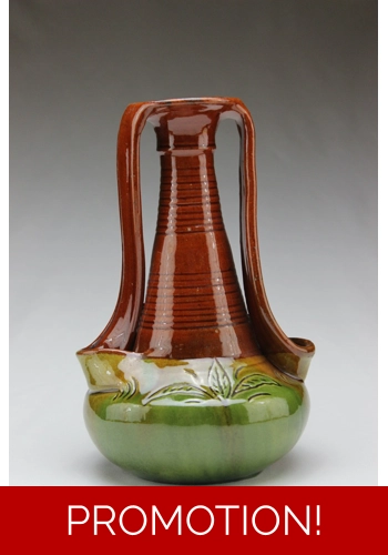 Art Nouveau Earthenware Vase c.1880