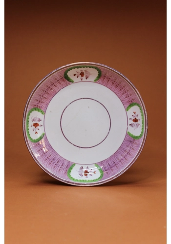 Pink Lustre Saucer Dish