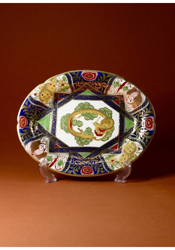 Coalport Imari Tureen Stand 1810
