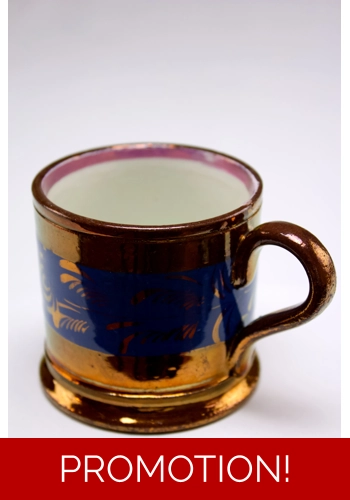 Lustre Coffee Can 19th Century