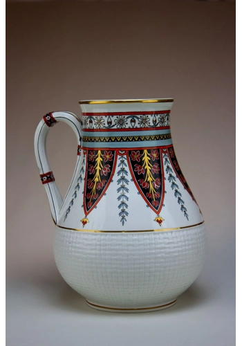Mintons Christopher Dresser water jug 1876
