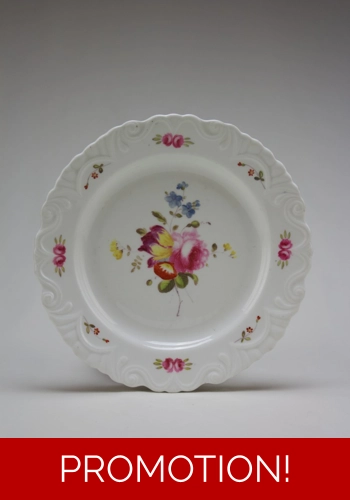 Machin pattern 663 Moustache edge plate 1820