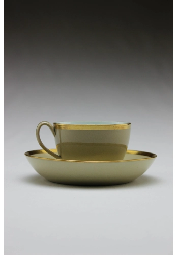 SOLD  Wedgwood Drabware Cup and Saucer 1805-15
