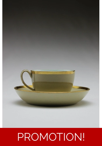 SOLD  Wedgwood Drabware Cup and Saucer 1805-15