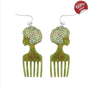 Afro Pickin' Earrings