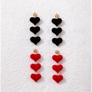 Hearts Link Together Earrings