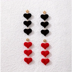 Hearts Link Together Earrings