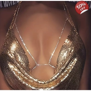 Flash Em' - Rhinestone Bra