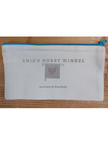 Haaknaald etui met rits Haaknaald etui met rits