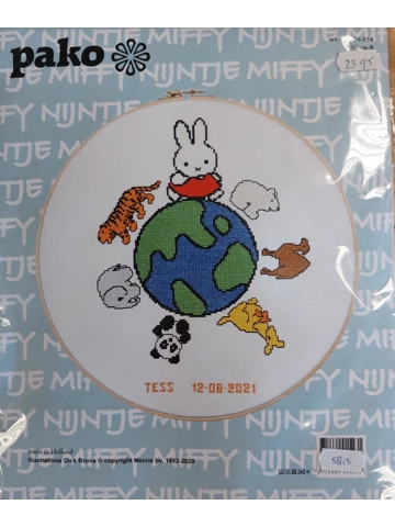 Borduurpakket Nijntje ( aardbol) Borduurpakket Nijntje ( aardbol)