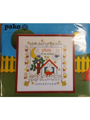 Borduurpakket Nijntje ABC (Pluis) Borduurpakket Nijntje ABC (Pluis)