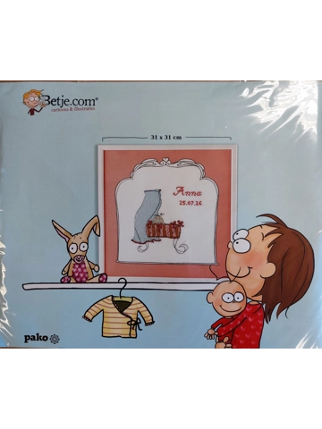 Borduurpakket meisje (Anna)