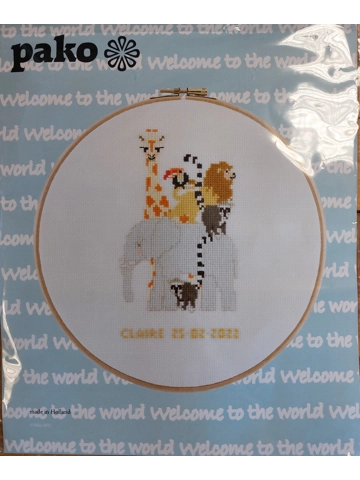 Borduurpakket Pako 212.365 (Claire) dieren Borduurpakket Pako 212.365 (Claire) dieren