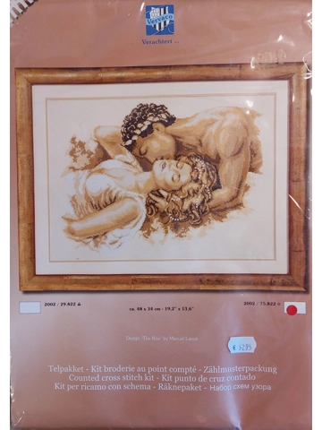 Borduurpakket The Kiss Borduurpakket The Kiss