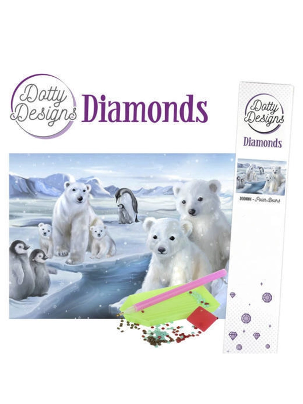 Diamond Painting: Polar Bears