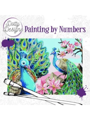 Painting by Numbers: Peacock Painting by Numbers: Peacock