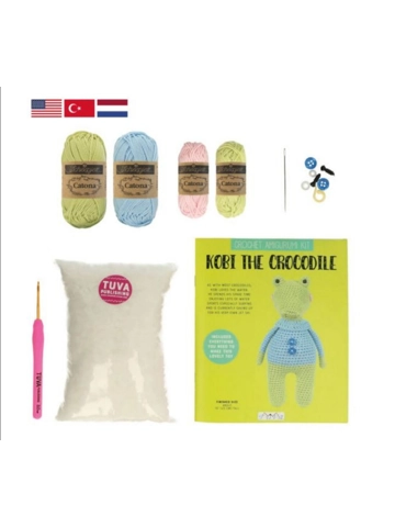Haakpakket Amigurumi: Kobi the Crocodile Haakpakket Amigurumi: Kobi the Crocodile