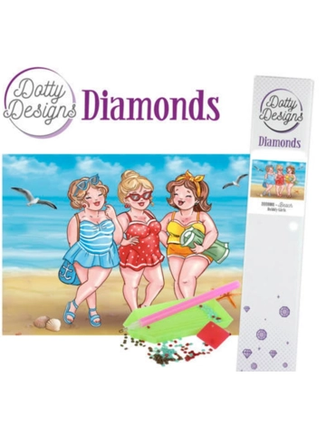 Diamond Painting: Bubbly Girls Beach Diamond Painting: Bubbly Girls Beach