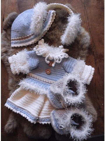 XXL FUNNY kledingset Winterfun girl