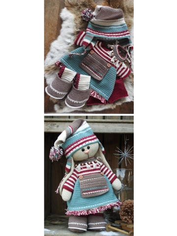 XXL Funny klefingset Kerst Nordic meisje