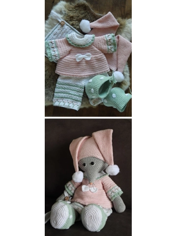 XXL Funny kledingset Sleepy Girl