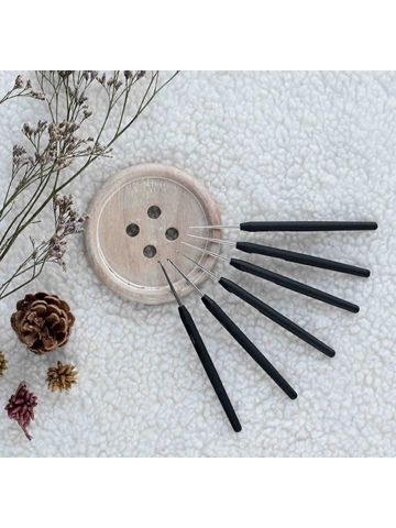 Haaknaald staal softgrip Haaknaald staal softgrip