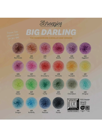 Big Darling Monochrome Chenille Cake