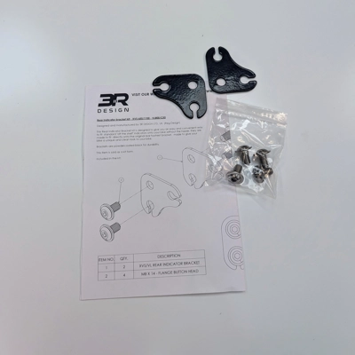 Yamaha XVS 650/1100 Rear Indicator Bracket holder Bracket (Pair)