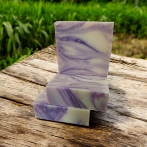 Lemongrass Swirl Shea Butter Soap