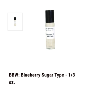 Blueberry Sugar Oil