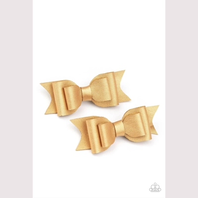 Totally BOWS My Mind!- Gold Hair Clip Totally BOWS My Mind!- Gold Hair Clip